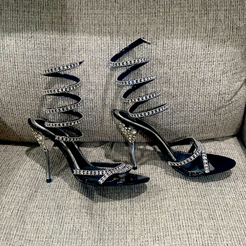 Shoes 4” studded stilettos